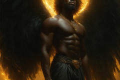Male Angels from Above,handsome & sexy men,fantasy wings,brought to life through the magic of AI