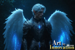 Male Angels from Above,handsome & sexy men,fantasy wings,brought to life through the magic of AI