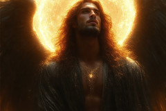Male Angels from Above,handsome & sexy men,fantasy wings,brought to life through the magic of AI