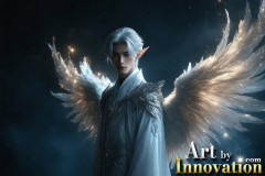 Male Angels from Above,handsome & sexy men,fantasy wings,brought to life through the magic of AI