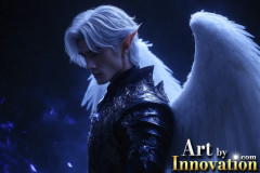 Male Angels from Above,handsome & sexy men,fantasy wings,brought to life through the magic of AI