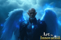 Male Angels from Above,handsome & sexy men,fantasy wings,brought to life through the magic of AI