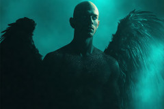 Male Angels from Above,handsome & sexy men,fantasy wings,brought to life through the magic of AI