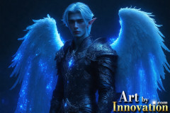 Male Angels from Above,handsome & sexy men,fantasy wings,brought to life through the magic of AI