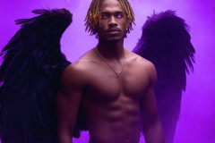 Male Angels from Above,handsome & sexy men,fantasy wings,brought to life through the magic of AI