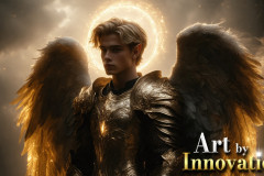 Male Angels from Above,handsome & sexy men,fantasy wings,brought to life through the magic of AI