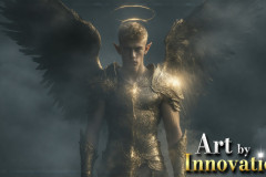 Male Angels from Above,handsome & sexy men,fantasy wings,brought to life through the magic of AI