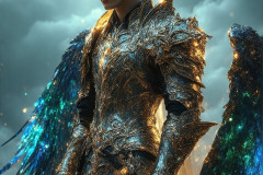 Male Angels from Above,handsome & sexy men,fantasy wings,brought to life through the magic of AI