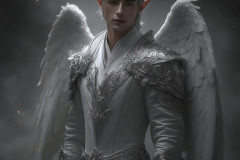 Male Angels from Above,handsome & sexy men,fantasy wings,brought to life through the magic of AI