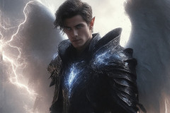 Male Angels from Above,handsome & sexy men,fantasy wings,brought to life through the magic of AI