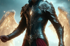Male Angels from Above,handsome & sexy men,fantasy wings,brought to life through the magic of AI