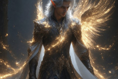 Male Angels from Above,handsome & sexy men,fantasy wings,brought to life through the magic of AI