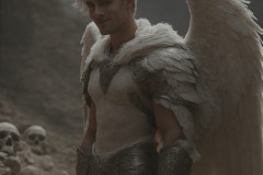 Male Angels from Above,handsome & sexy men,fantasy wings,brought to life through the magic of AI