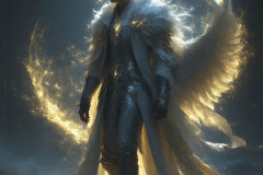 Male Angels from Above,handsome & sexy men,fantasy wings,brought to life through the magic of AI