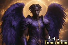 Male Angels from Above,handsome & sexy men,fantasy wings,brought to life through the magic of AI