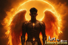 Male Angels from Above,handsome & sexy men,fantasy wings,brought to life through the magic of AI