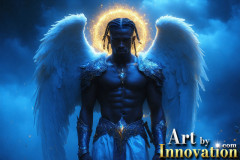 Male Angels from Above,handsome & sexy men,fantasy wings,brought to life through the magic of AI