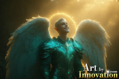 Male Angels from Above,handsome & sexy men,fantasy wings,brought to life through the magic of AI