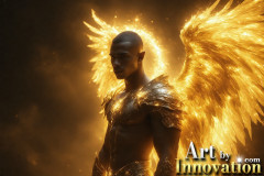 Male Angels from Above,handsome & sexy men,fantasy wings,brought to life through the magic of AI