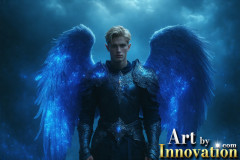Male Angels from Above,handsome & sexy men,fantasy wings,brought to life through the magic of AI