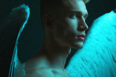 Male Angels from Above,handsome & sexy men,fantasy wings,brought to life through the magic of AI