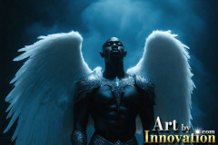 Male Angels from Above,handsome & sexy men,fantasy wings,brought to life through the magic of AI