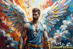 Beautiful Male Angles,Painted in full Color and Glory
