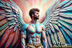 Beautiful Male Angles,Painted in full Color and Glory