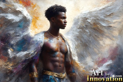 Beautiful Male Angles,Painted in full Color and Glory