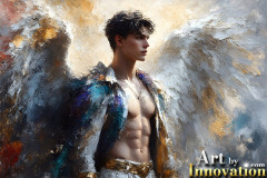Beautiful Male Angles,Painted in full Color and Glory