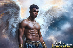 Beautiful Male Angles,Painted in full Color and Glory