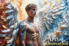 Beautiful Male Angles in Full Color