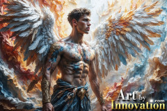 Beautiful Male Angles in Full Color