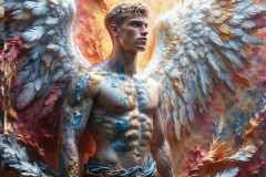 Beautiful Male Angles in Full Color