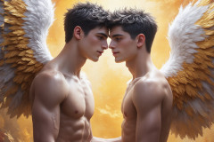 Beautiful Male Angles in Full Color