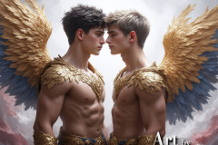 Beautiful Male Angles in Full Color