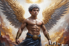 Beautiful Male Angles in Full Color