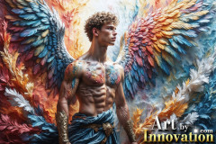 Beautiful Male Angles in Full Color