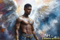 Beautiful Male Angles,Painted in full Color and Glory