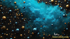 Metallic Fluids in Motion Wallpaper Backgrounds - HD Desktop Wallpaper Background 4k.