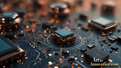 Amazing Graphics Art Collection: Copper & Black Technology - HD Desktop Wallpaper & Backgrounds.