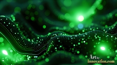 Amazing Graphics Art Collection: Modern Technology Green & Black - HD Desktop Wallpaper & Backgrounds.
