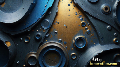 Amazing Graphics Art Collection: Modern Metallic Gears - HD Desktop Wallpaper & Backgrounds.