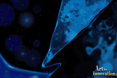 Amazing Graphics Art Collection: Blue & Black Technology - HD Desktop Wallpaper Background 4k.