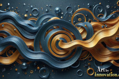 Metallic Fluids in Motion Wallpaper Backgrounds - HD Desktop Wallpaper Background 4k.