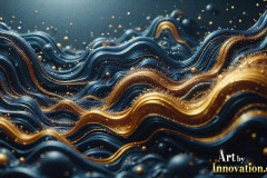 Metallic Fluids in Motion Wallpaper Backgrounds - HD Desktop Wallpaper Background 4k.