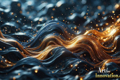 Metallic Fluids in Motion Wallpaper Backgrounds - HD Desktop Wallpaper Background 4k.