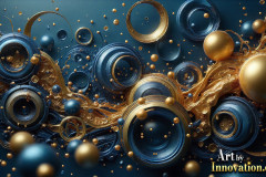 Metallic Fluids in Motion Wallpaper Backgrounds - HD Desktop Wallpaper Background 4k.