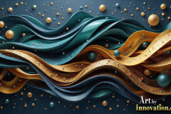 Metallic Fluids in Motion Wallpaper Backgrounds - HD Desktop Wallpaper Background 4k.