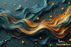 Metallic Fluids in Motion Wallpaper Backgrounds - HD Desktop Wallpaper Background 4k.